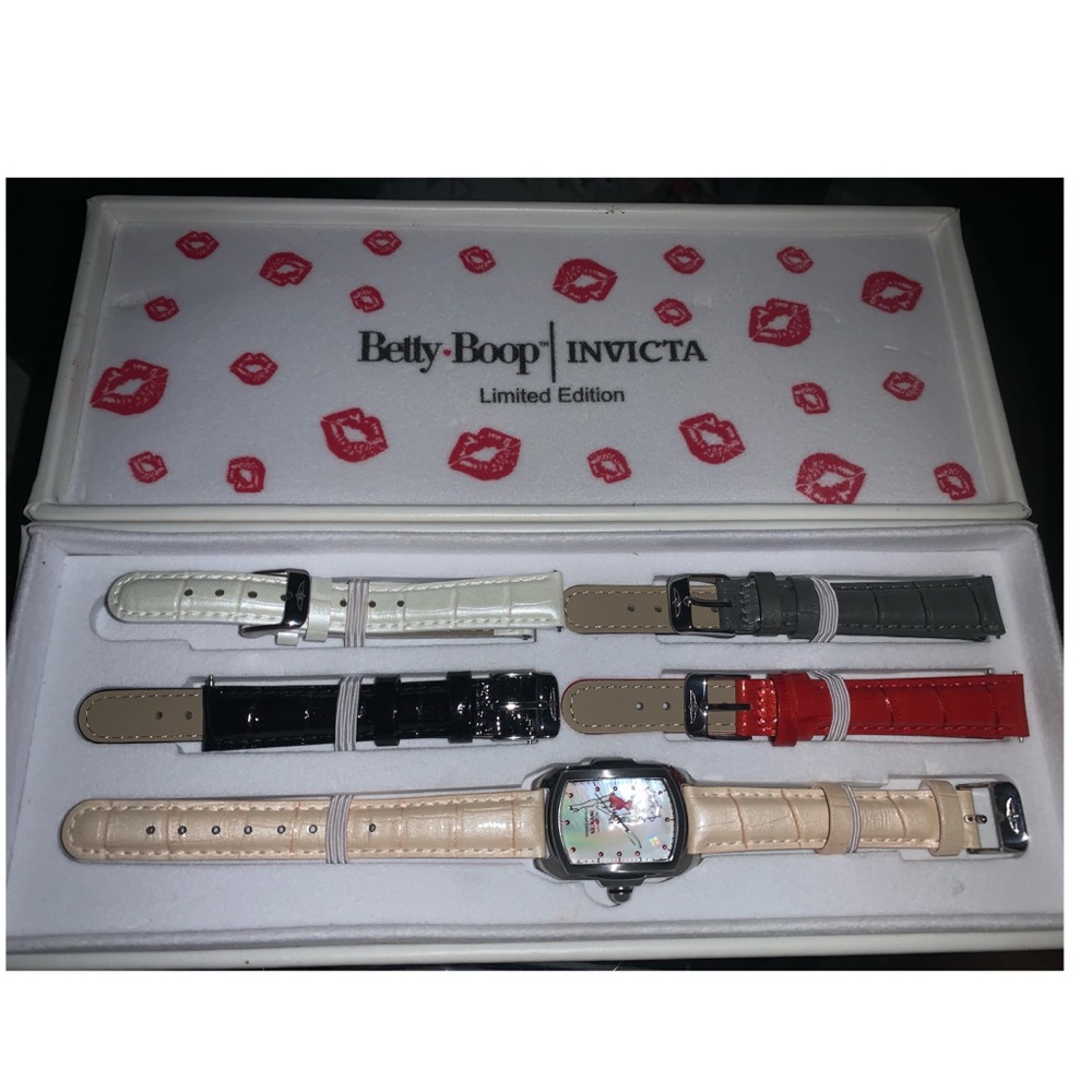 Betty Boop limited edition watch set